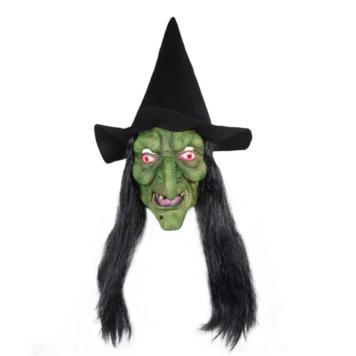 [BRUJ] Mascara De Bruja Verde Para Halloween Y Fiestas