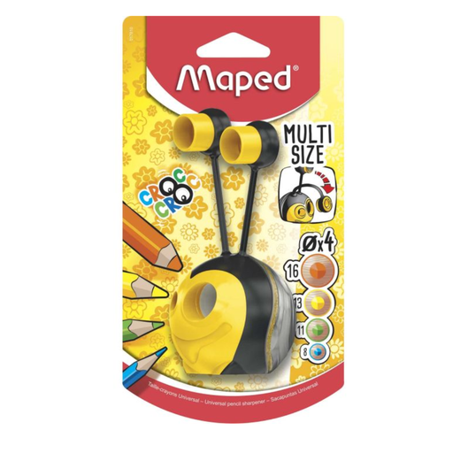 [126497] Sacapuntas con Depósito Maped Croc Abeja 2 Orificios Drop013
