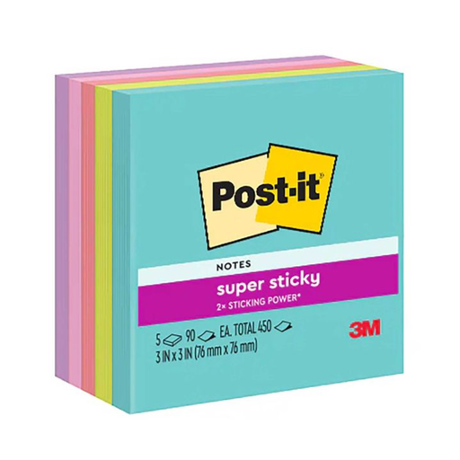 [117387] Notas Adhesivas Cubo Post-it Miami 7.6 x 7.6 cm 450 h Drop013