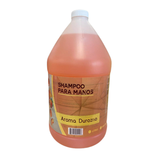 [20985] Shampoo Para Manos Con Aroma Durazno Galón 4 L Drop007