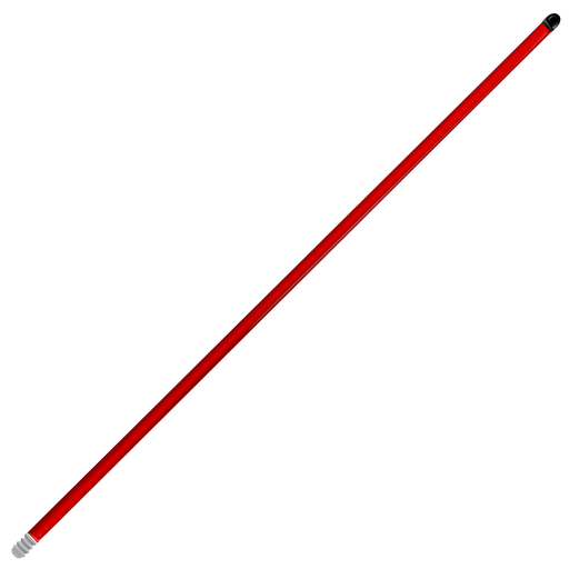 [80472] Bastón Color Rojo Lamina Reforzada 1.5 Metros Drop007