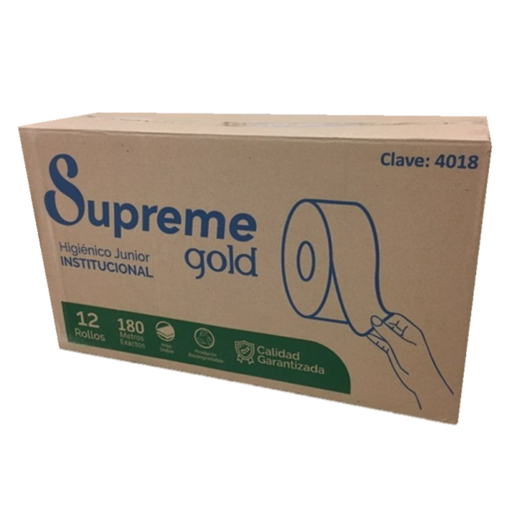 [4018] Higiénico 4018 Supreme Gold 180M HD C/12 Rollos Drop007